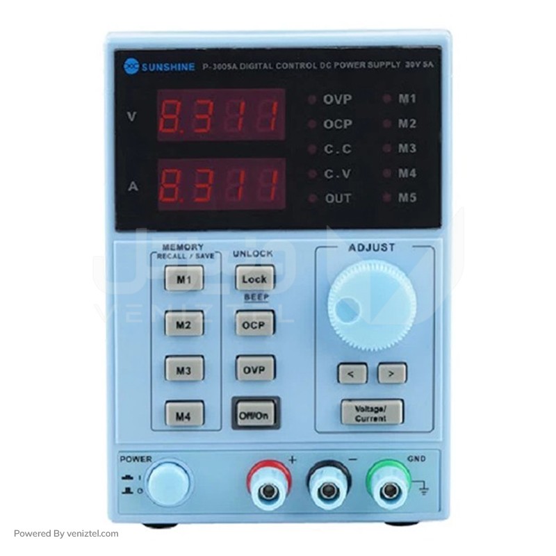 منبع تغدیه سانشاین مدل 3005A خرید اینترنتی منبع تغذیه sunshine ونیزتل