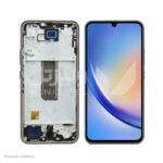 تاچ و ال سی دی اصلی شرکتی با فریم سامسونگ (Service Pack) مدل LCD Samsung A346 / A34 5G