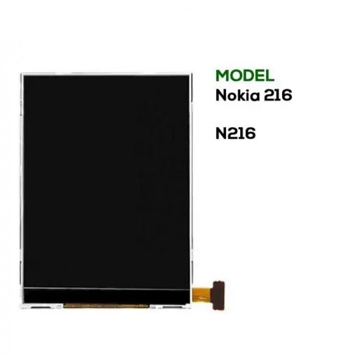 تاچ و ال سی دی اصلی با فریم نوکیا مدل LCD NOKIA N216