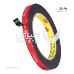 نوار چسب شفاف 3M قرمز دو طرفه 5mm